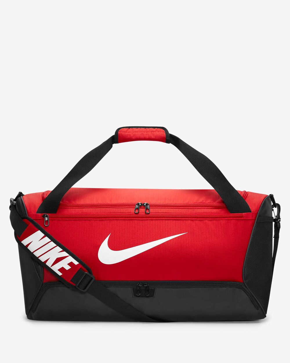 Nike Brasilia 9.5 Training Duffel Bag. University Red (Medium, 60L) - DH7710-657